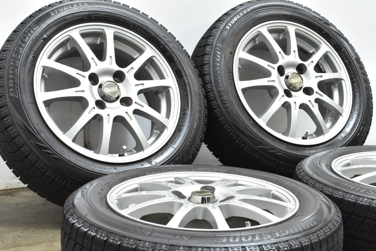 パッソ ソリオ 等に Quant 14 in 5 J 38 PCD 100 ブリヂストン ブリザック VRX 165 65 R ルーミー ジャスティトール ブーン