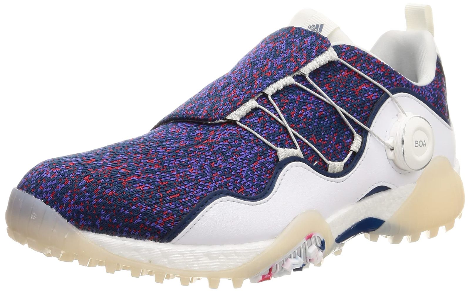 アディダスゴルフ ゴルフシューズ ウィメンズ コードカオス ボア21 フットウェアホワイト グレートゥー 25.5 cm コアブラック スクリーミングピンク
