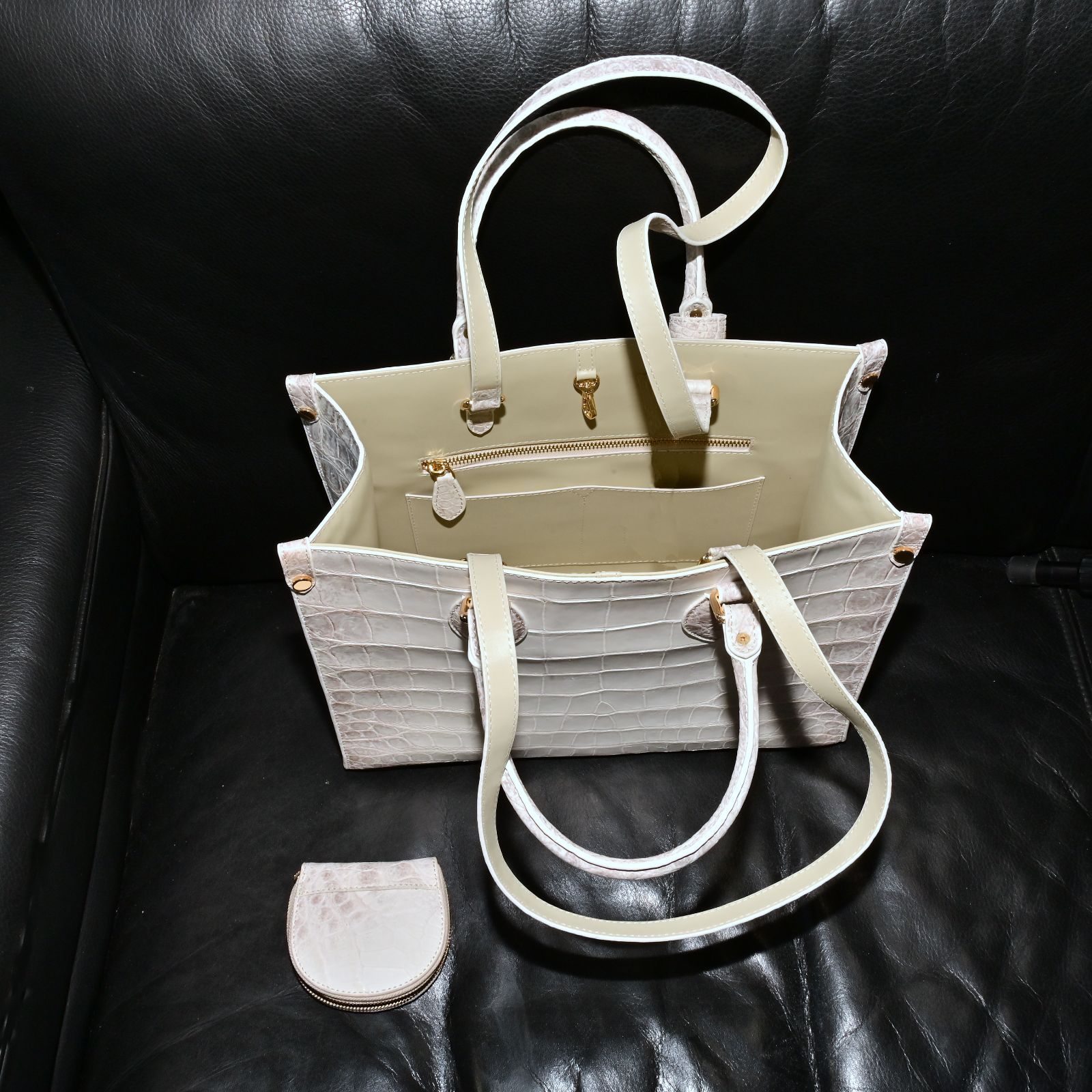 ハンドバッグトート＆ポーチ付