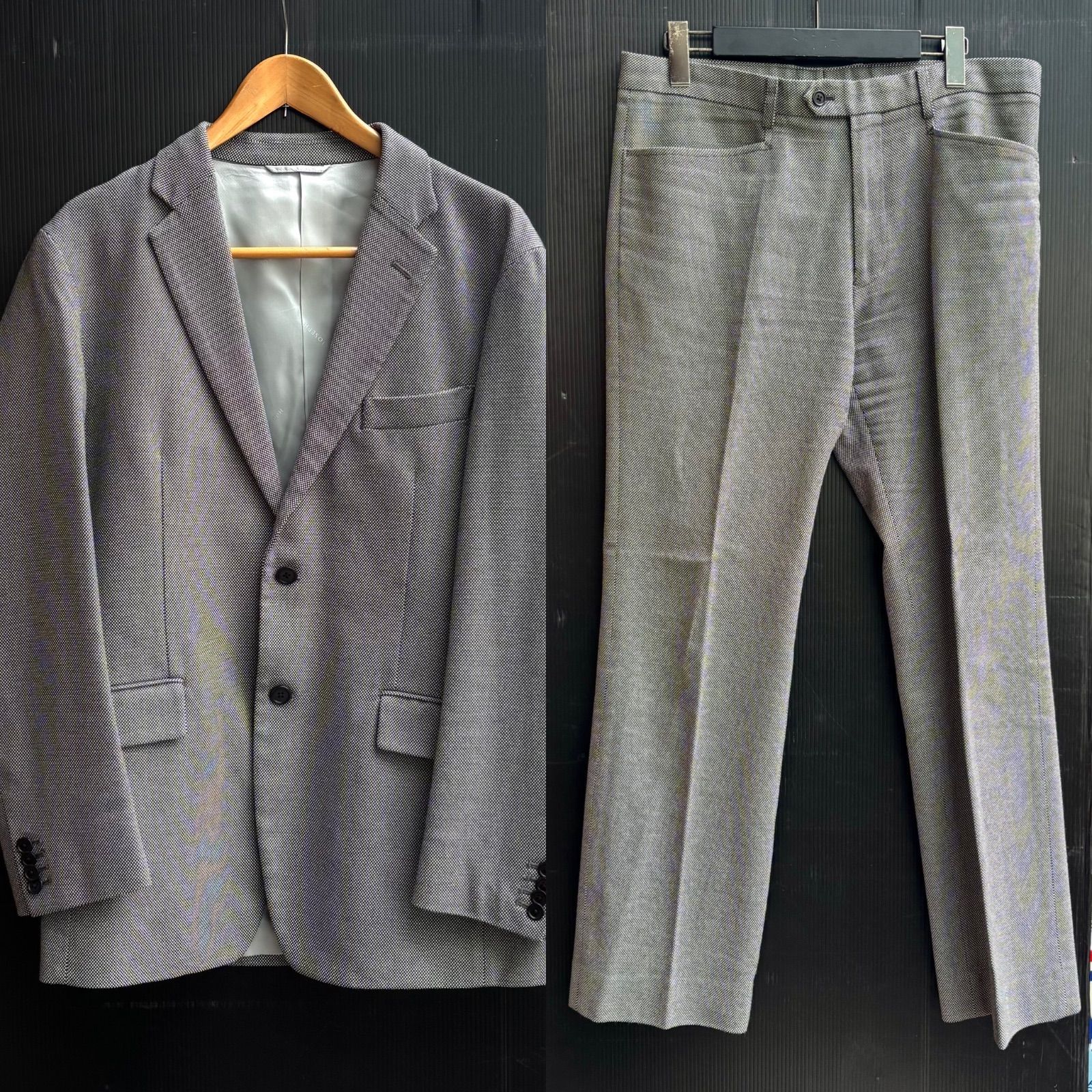 美品 JOSEPH HOMME ジョゼフ オム セットアップ 2B テーラード 