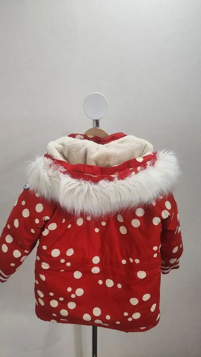  BEBE DE PINO ベベデピノ レッド ドット ダックダウン ダウン アウター 120 その他 ジャケット ブルゾン