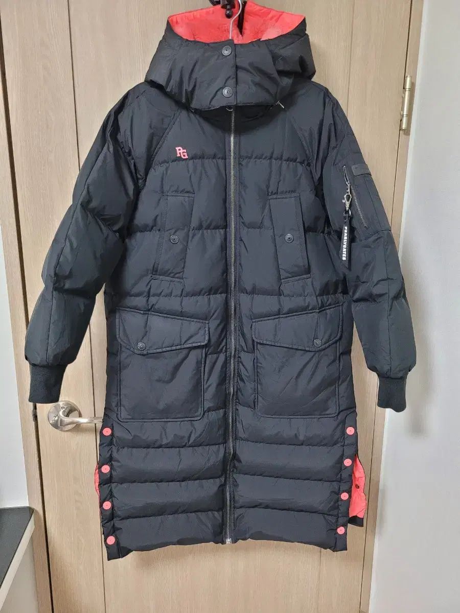 レディース PEARLY GATES パーリーゲイツ グースダウン ダウンジャケット ロング丈 ホーチング 0 90 66