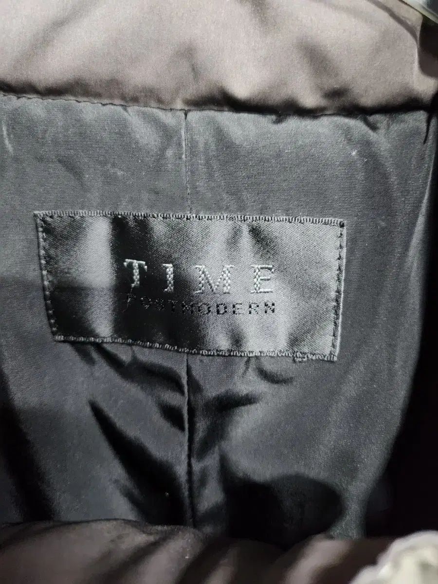 TIME カーキ色 メンズ ダウン コート