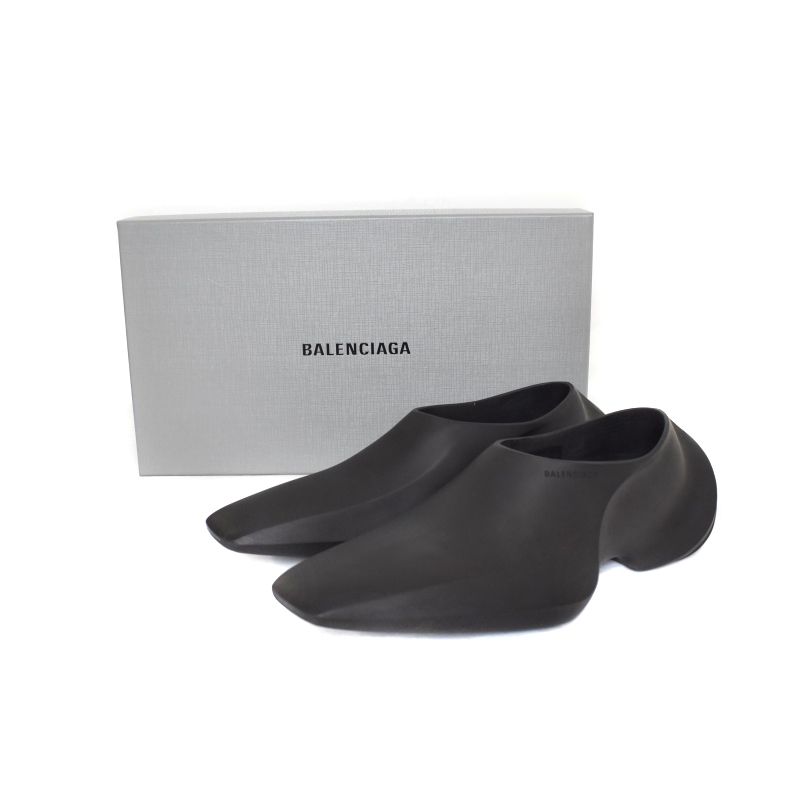 バレンシアガ BALENCIAGA 22AW space shoes マットブラック ローファー