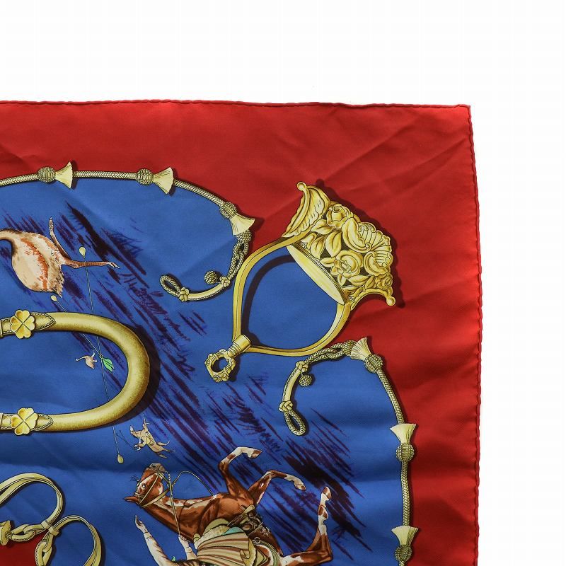 美品　エルメス　カレ90　シルクスカーフ　Pampa　パンパ エルメス HERMES カレ90 パンパ PAMPA 大草原 スカーフ 絹 シルク 馬