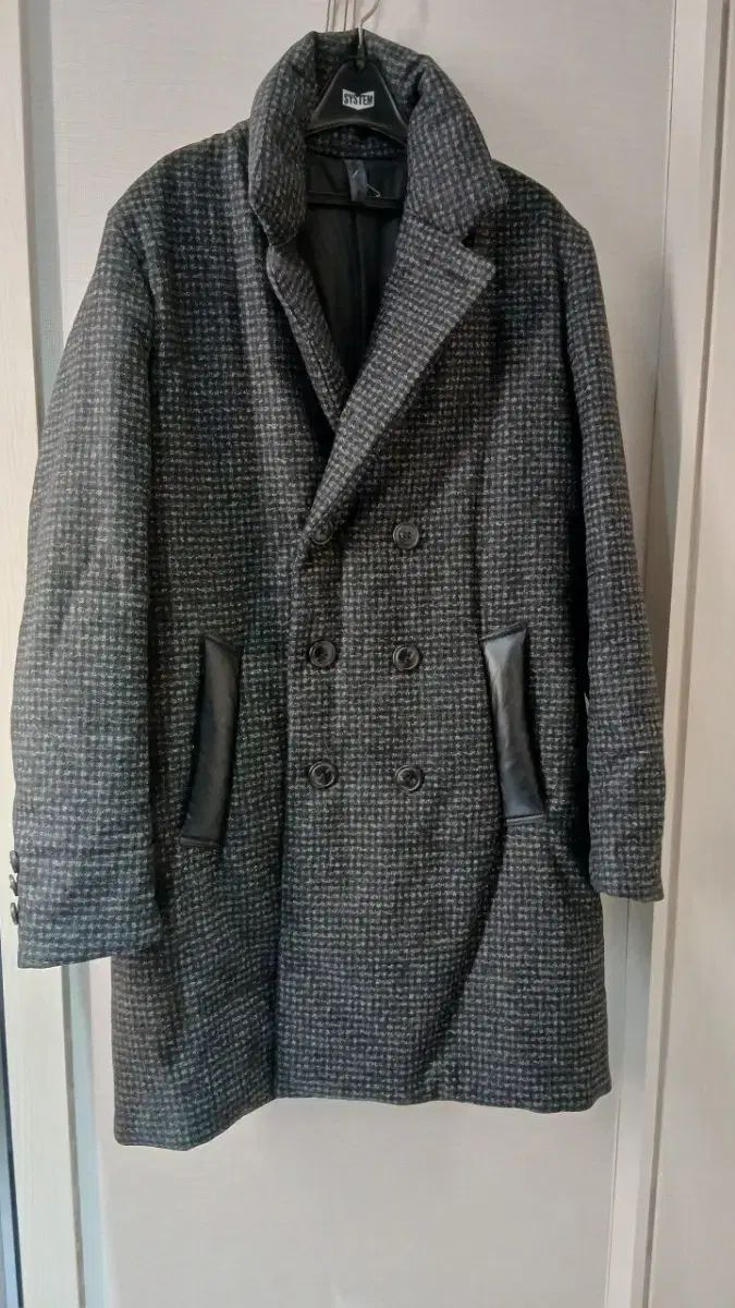 Customellow メンズ ダウン ウールコート