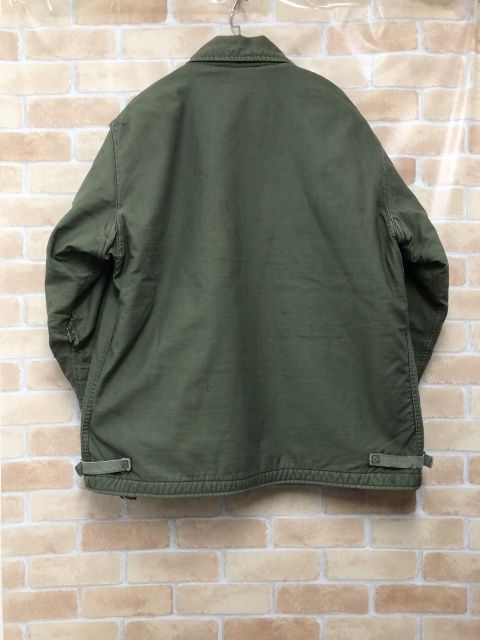 ミリタリー A-2 デッキジャケット 75年製 カーキ XL