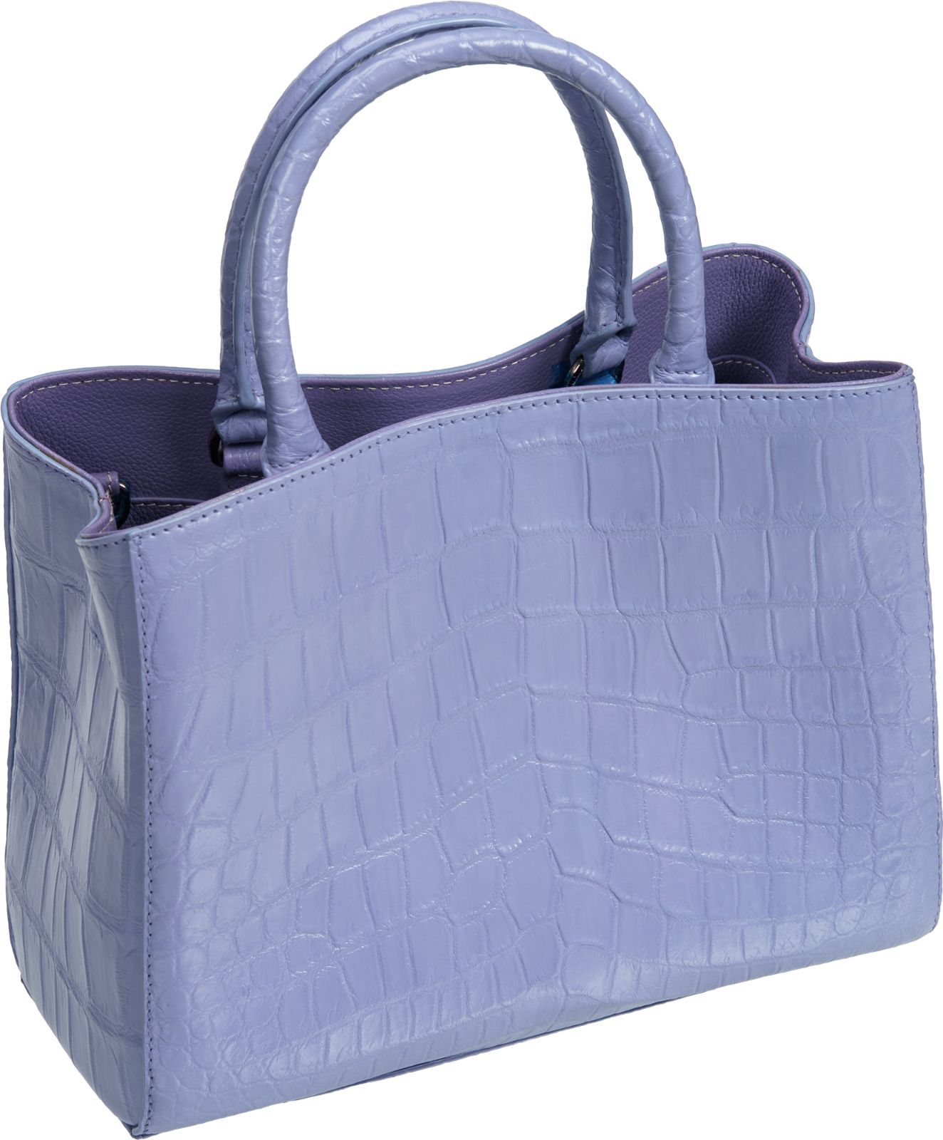 ラベンダーの優雅な波動とクロコダイルの存在感が輝く