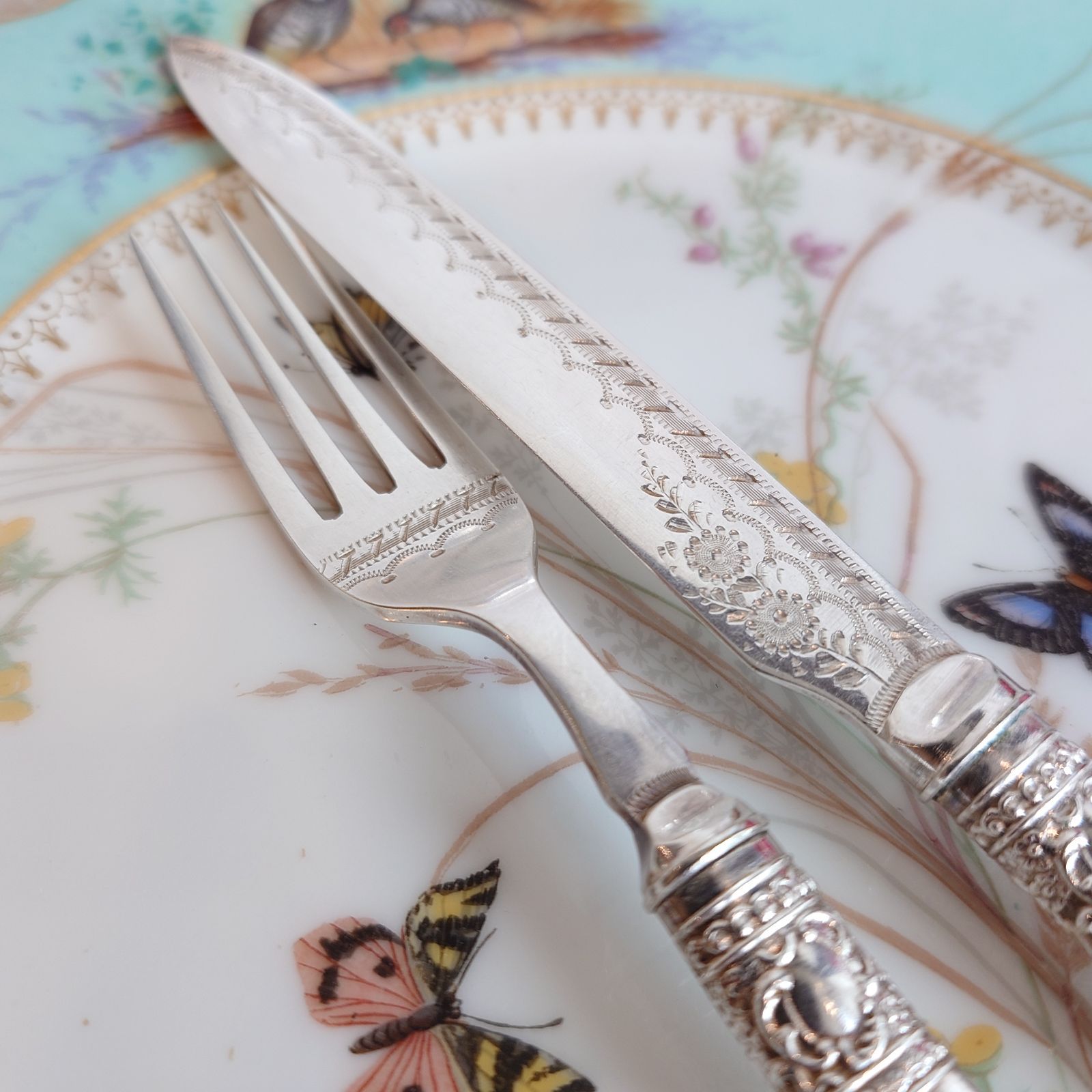 フルーツカトラリーセット 白蝶貝ハンドル