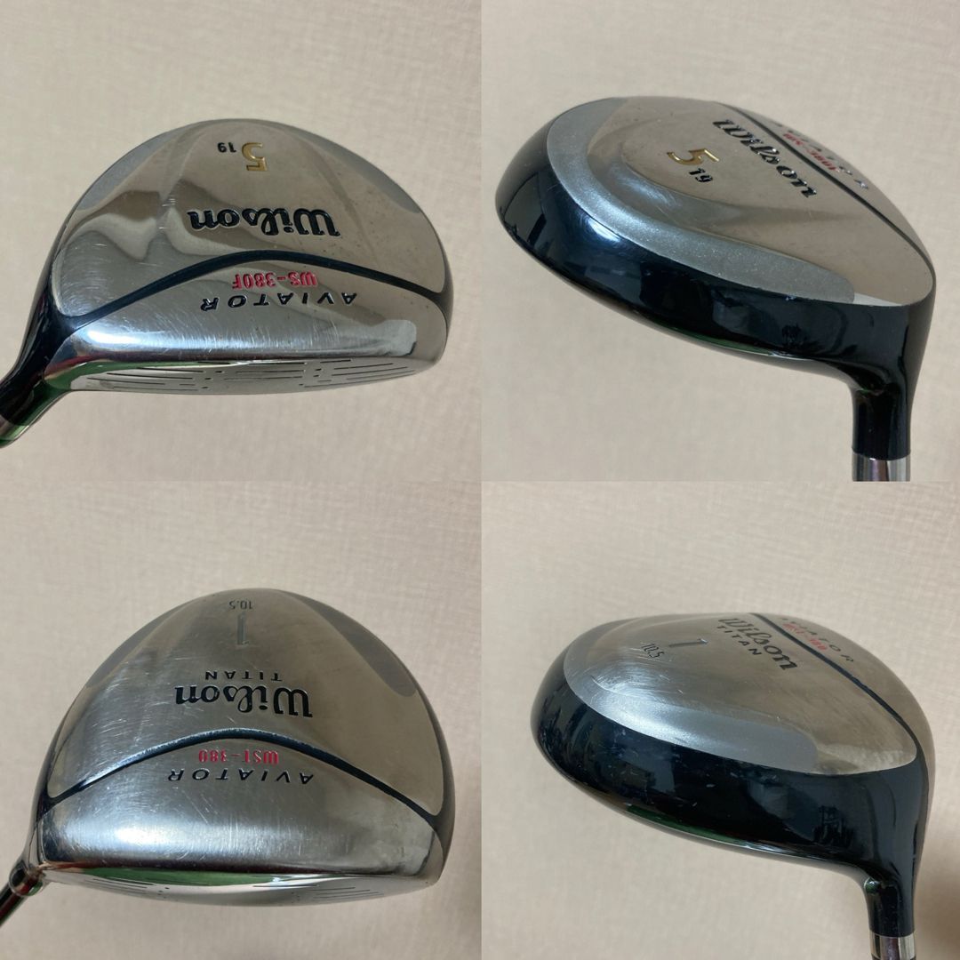 Wilson AVIATOR WS-381 ウィルソン 12点フルセット ゴルフ - メルカリ