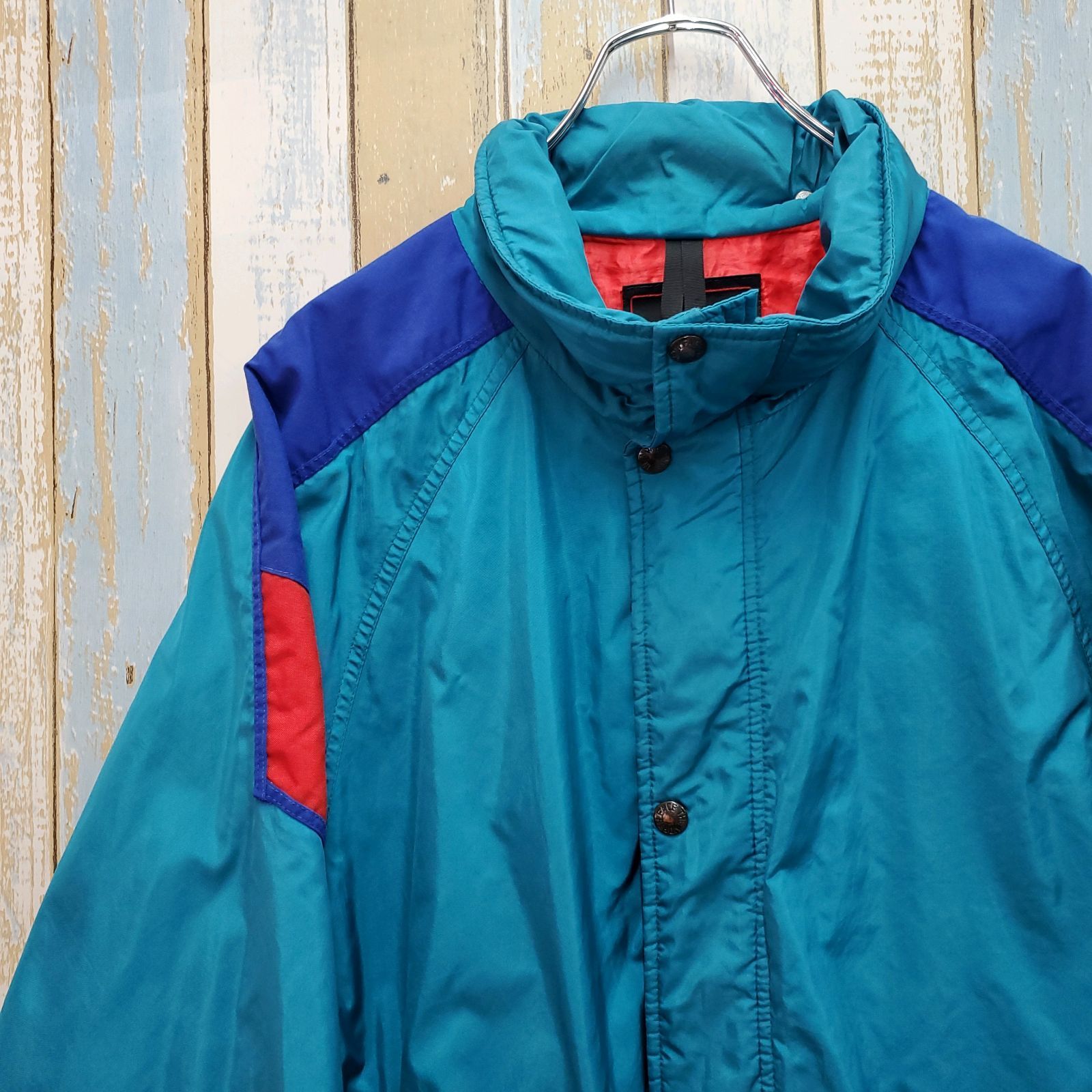 HB75ノースフェイスナイロンジャケット刺繍ロゴUSA製90sL