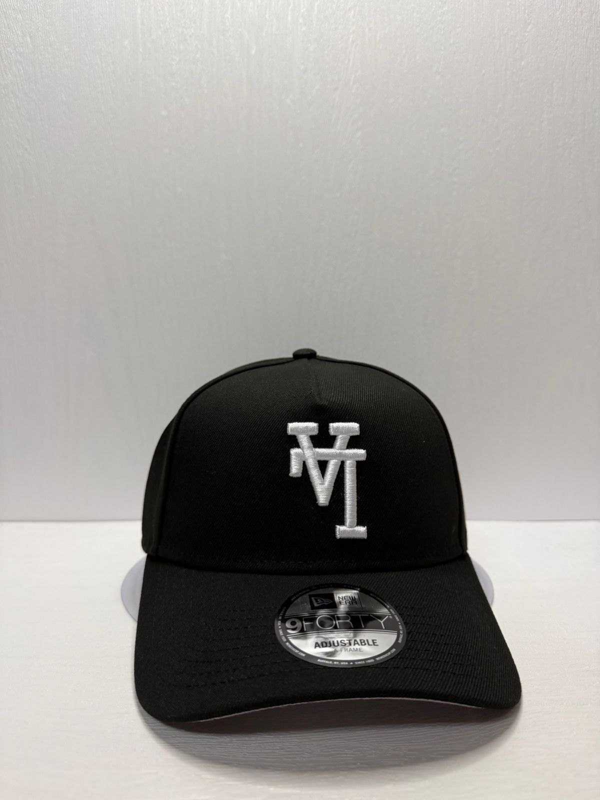 Newera ロサンゼルスドジャース リバースロゴ 9 forty A-FRAME スナップバックキャップ ブラック