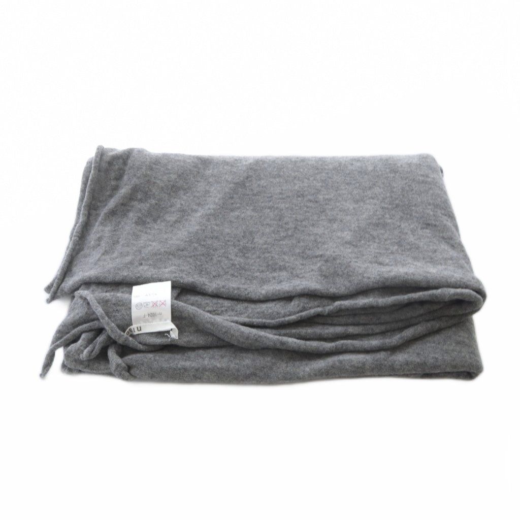 エヌワンハンドレッド n100 カシミヤ ストール グレー - メルカリ