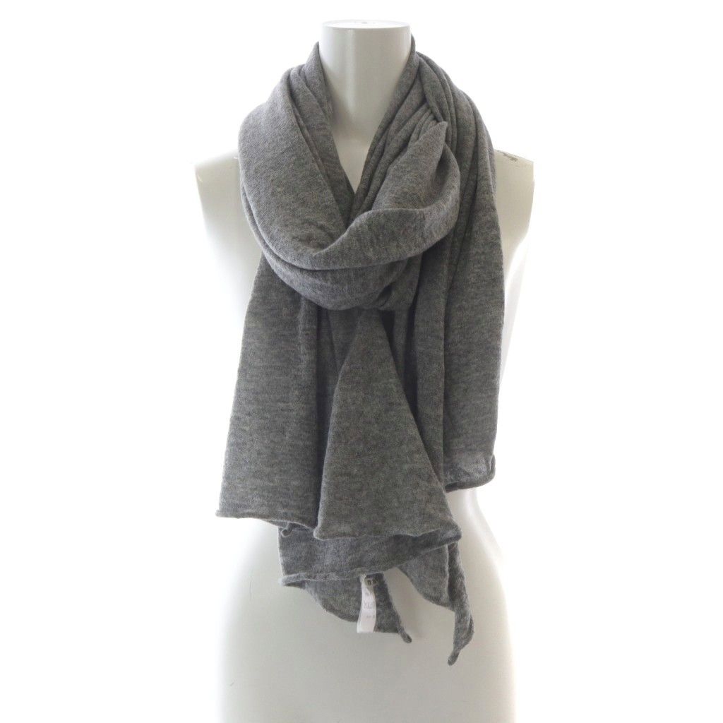エヌワンハンドレッド n100 カシミヤ ストール グレー - メルカリ