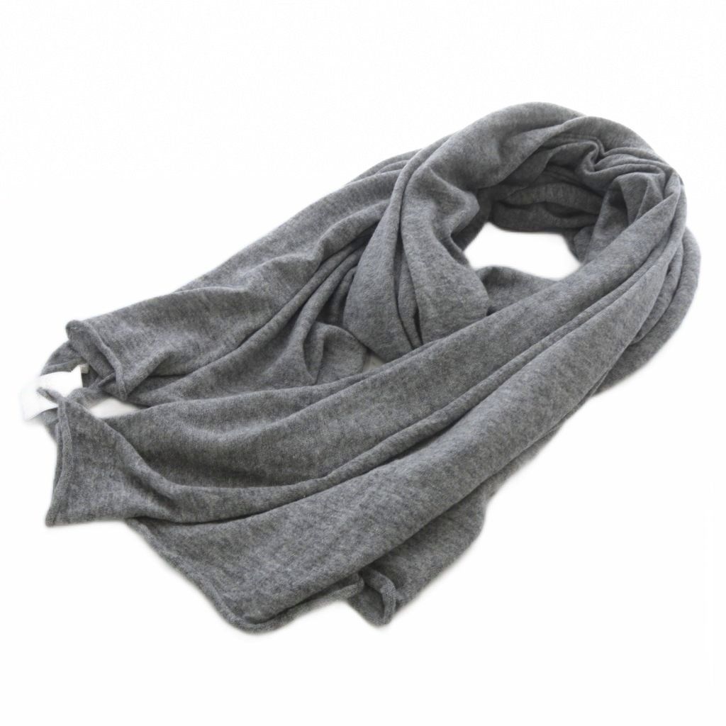 エヌワンハンドレッド n100 カシミヤ ストール グレー - メルカリ
