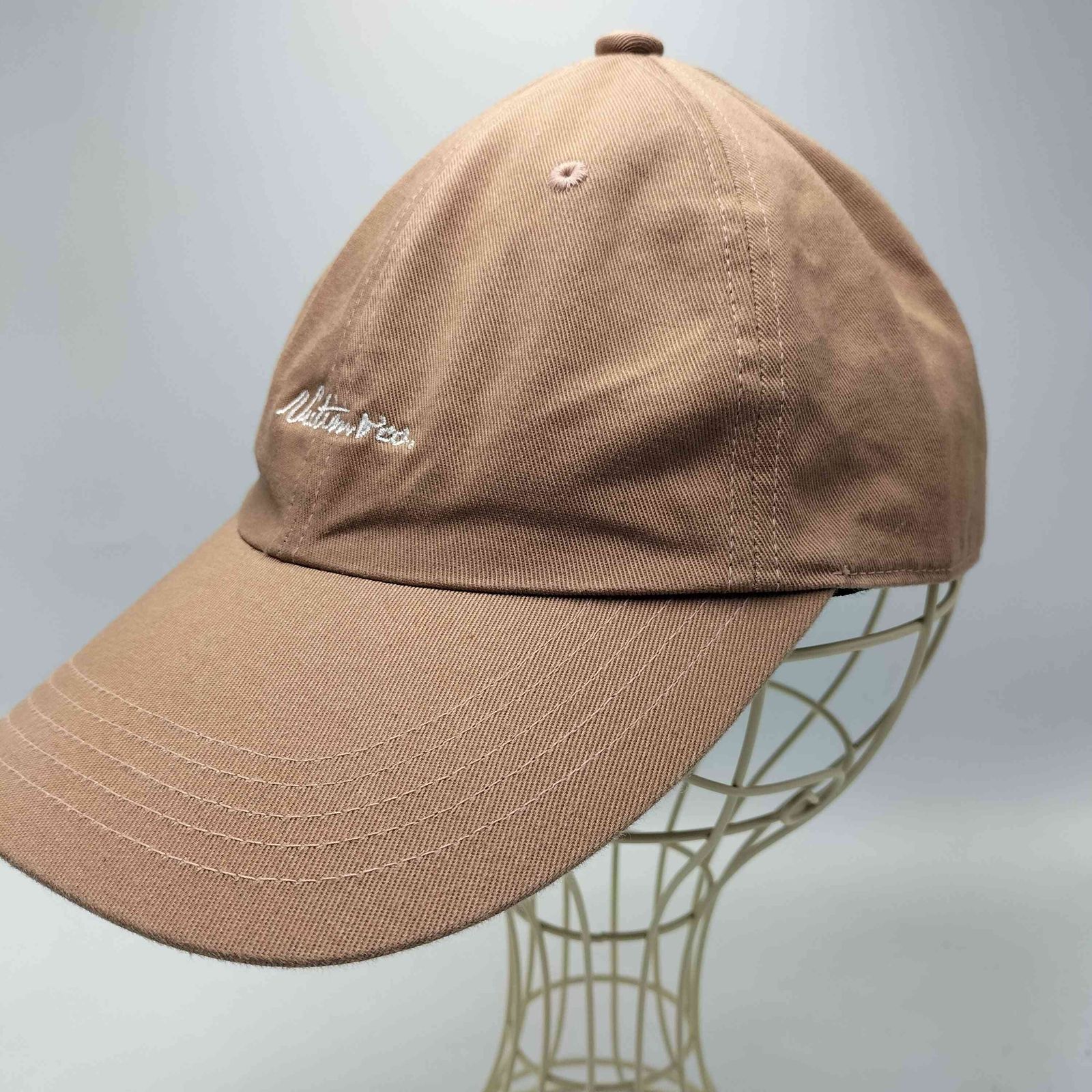 カシラ CA4LA VICTIM＆CO. コラボ ロゴ刺繍 6パネル キャップ 帽子