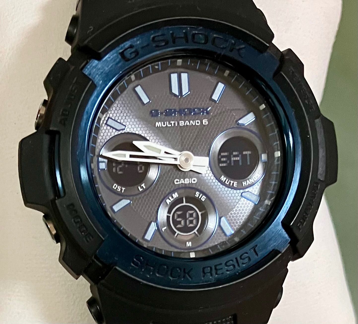 ☆稼働品☆CASIO カシオ/G-SHOCK☆マルチバンド6☆電波ソーラー☆AWG 