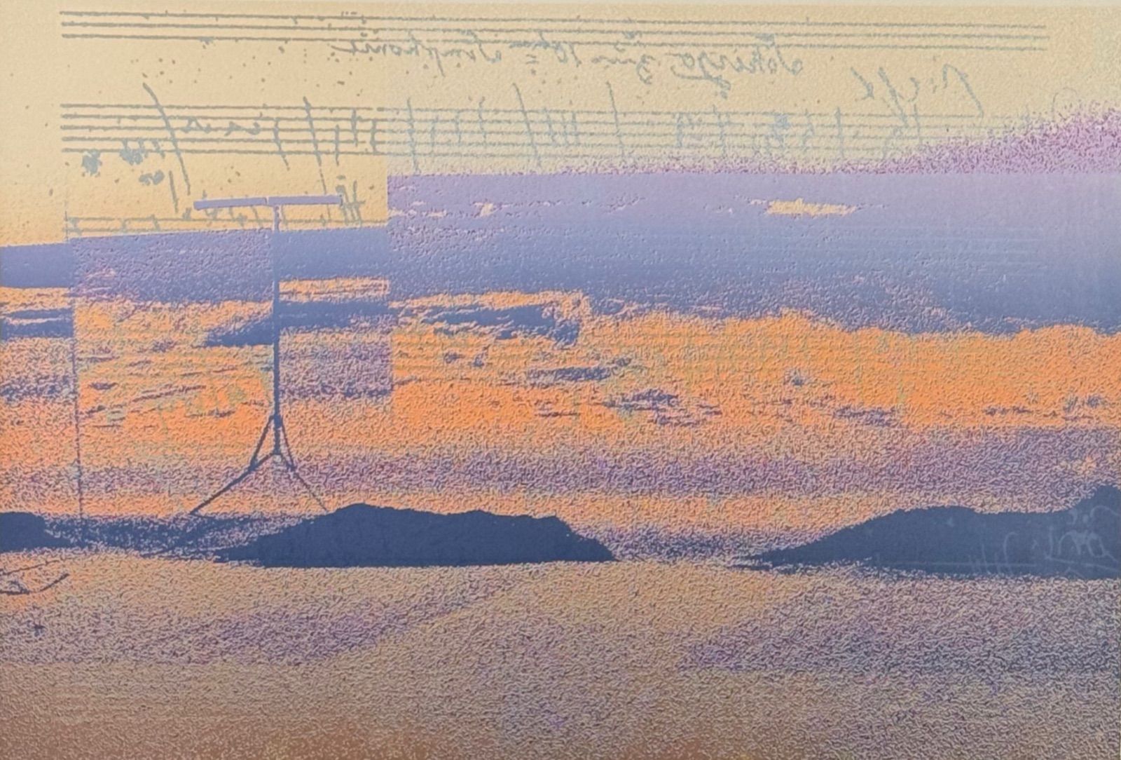 森岡完介「'85-104」シルクスクリーン 15号大 限定30 1985年作 共