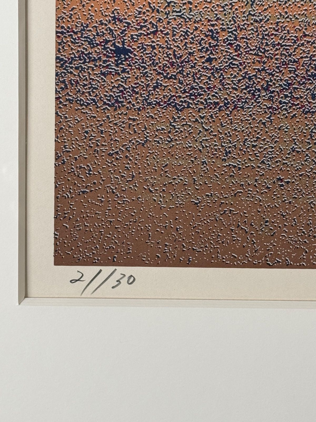 森岡完介「'85-104」シルクスクリーン 15号大 限定30 1985年作 共