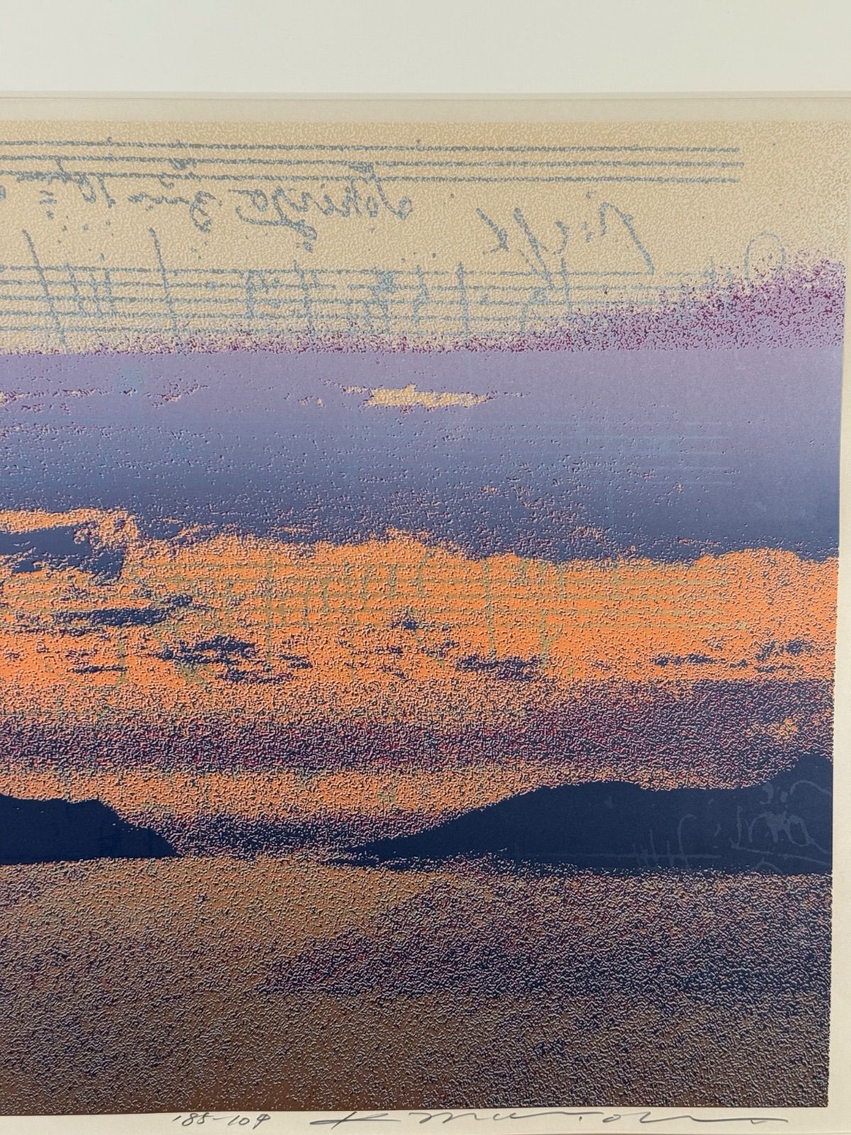 森岡完介「'85-104」シルクスクリーン 15号大 限定30 1985年作 共