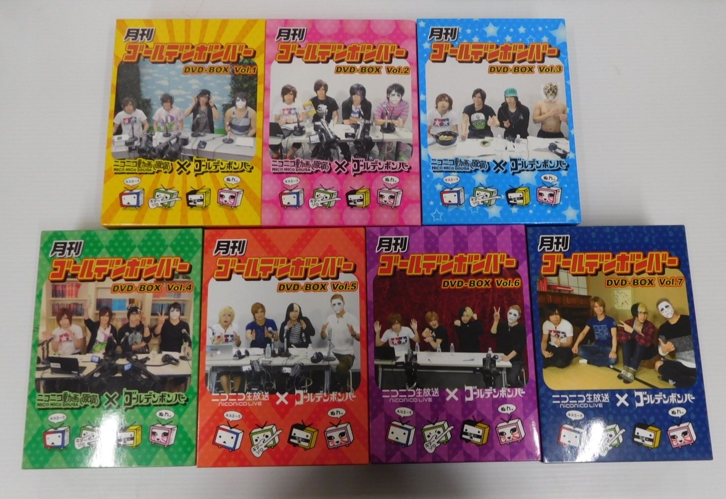 DVD 月刊 ゴールデンボンバー DVD-BOX Vol1～7 42枚組 中古囗T巛