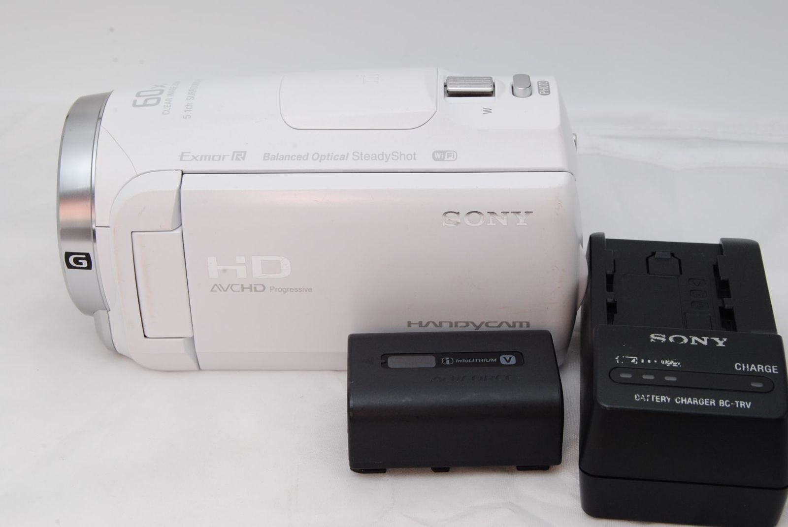 SONYHDR-CX 675 ホワイト Handycam HDR-CX W ビデオカメラ