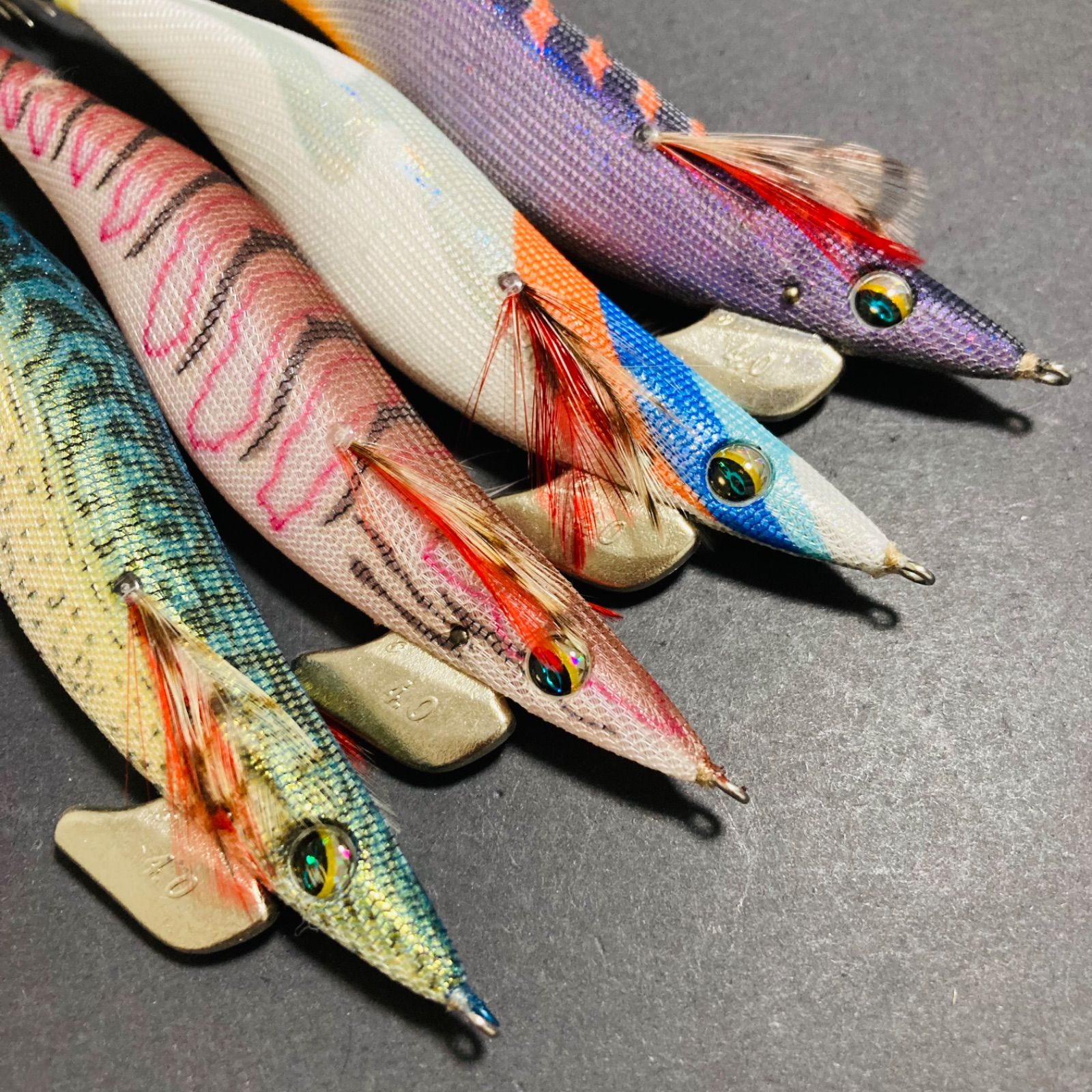 美品】 エメラルダス ラトル 4号 ゴマサバジャパン エギ エギセット