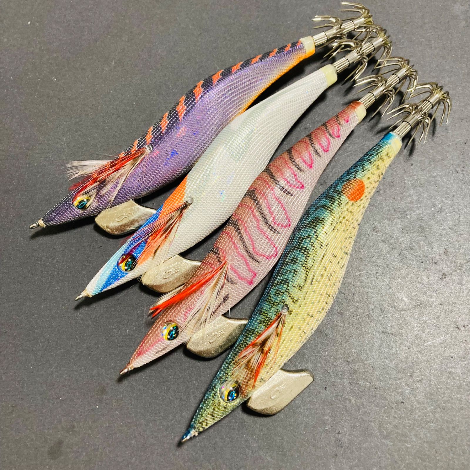 美品】 エメラルダス ラトル 4号 ゴマサバジャパン エギ エギセット