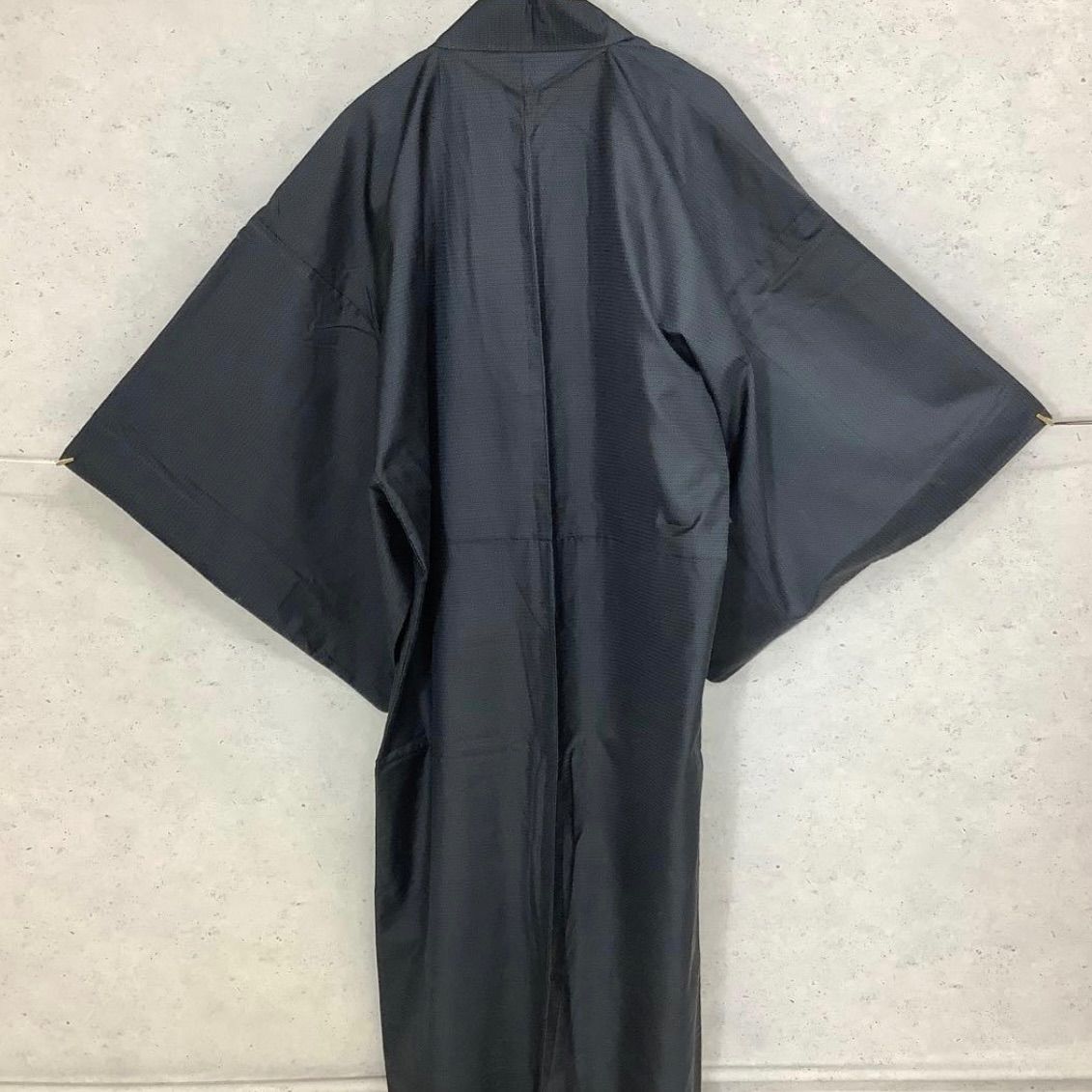 one⬛️男前屋⬛️大島紬⬛️藍大島紬⬛️亀甲⬛️袷⬛️裄73