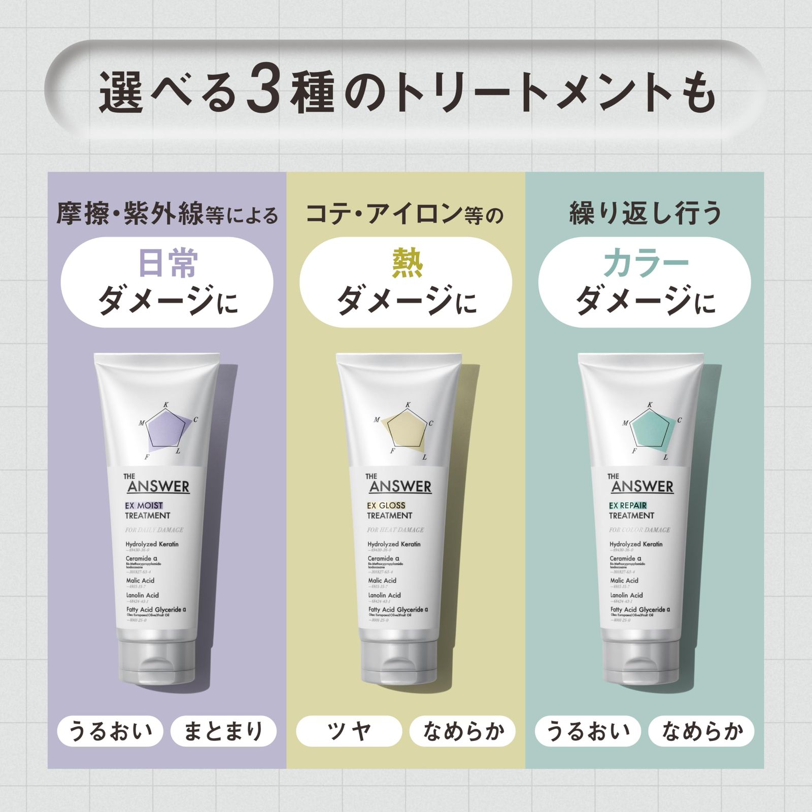 THE ANSWER ジ アンサー スーパーラメラシャンプー＆EXグロス