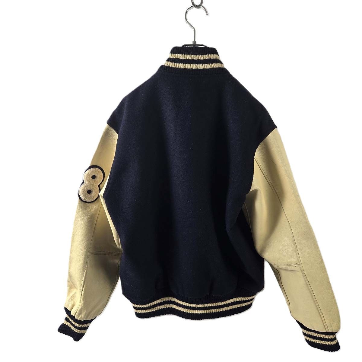 袖革スタジアムジャンパー VAN JAC ヴァンヂャケット ボタスタ