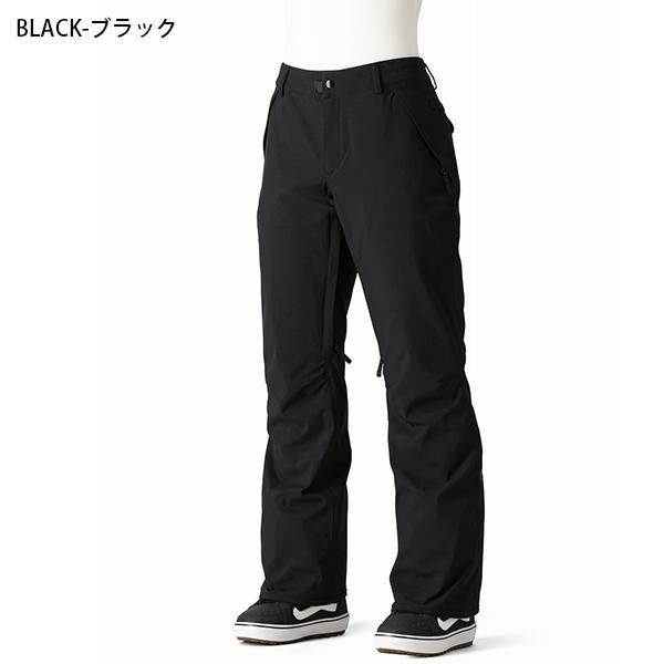 日本 686 SIX EIGHT シックスエイトシックス SHELL PANT KCR 405 スノーボード ウェア パンツ Black レディース 24 25