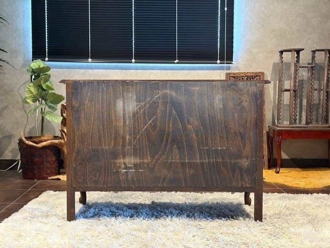 ヨーロピアン クラシック オーク材 サイドボード クラシカル