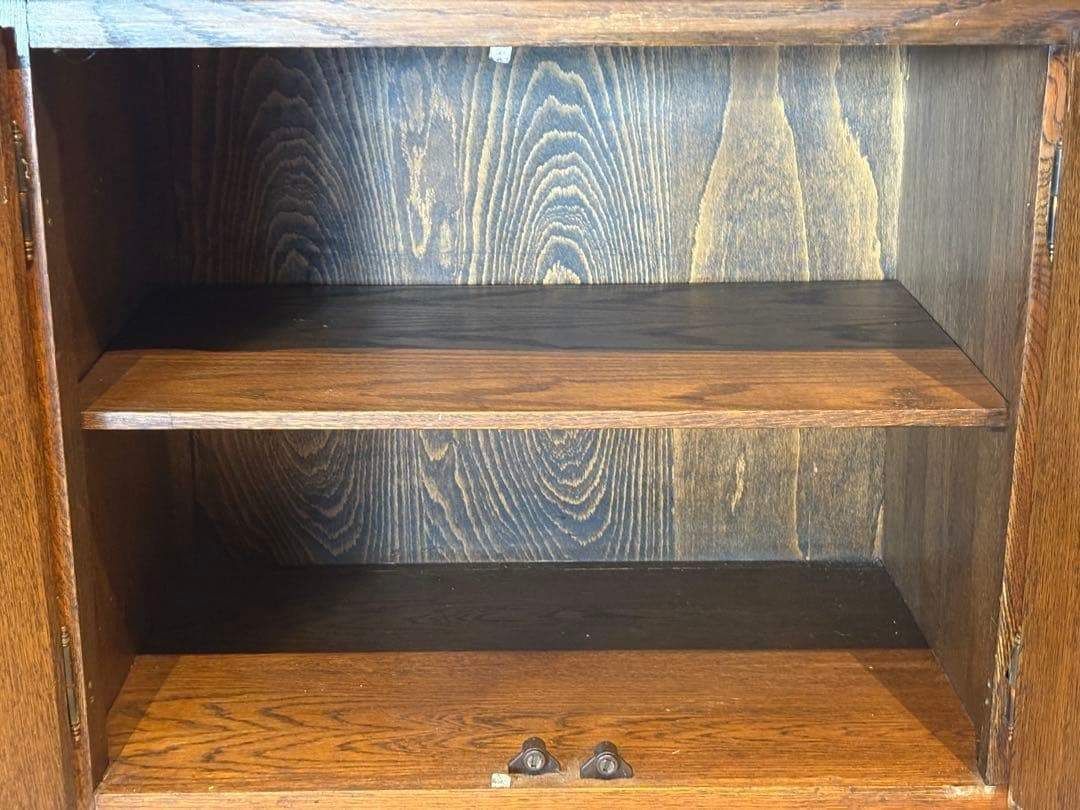 ヨーロピアン クラシック オーク材 サイドボード クラシカル