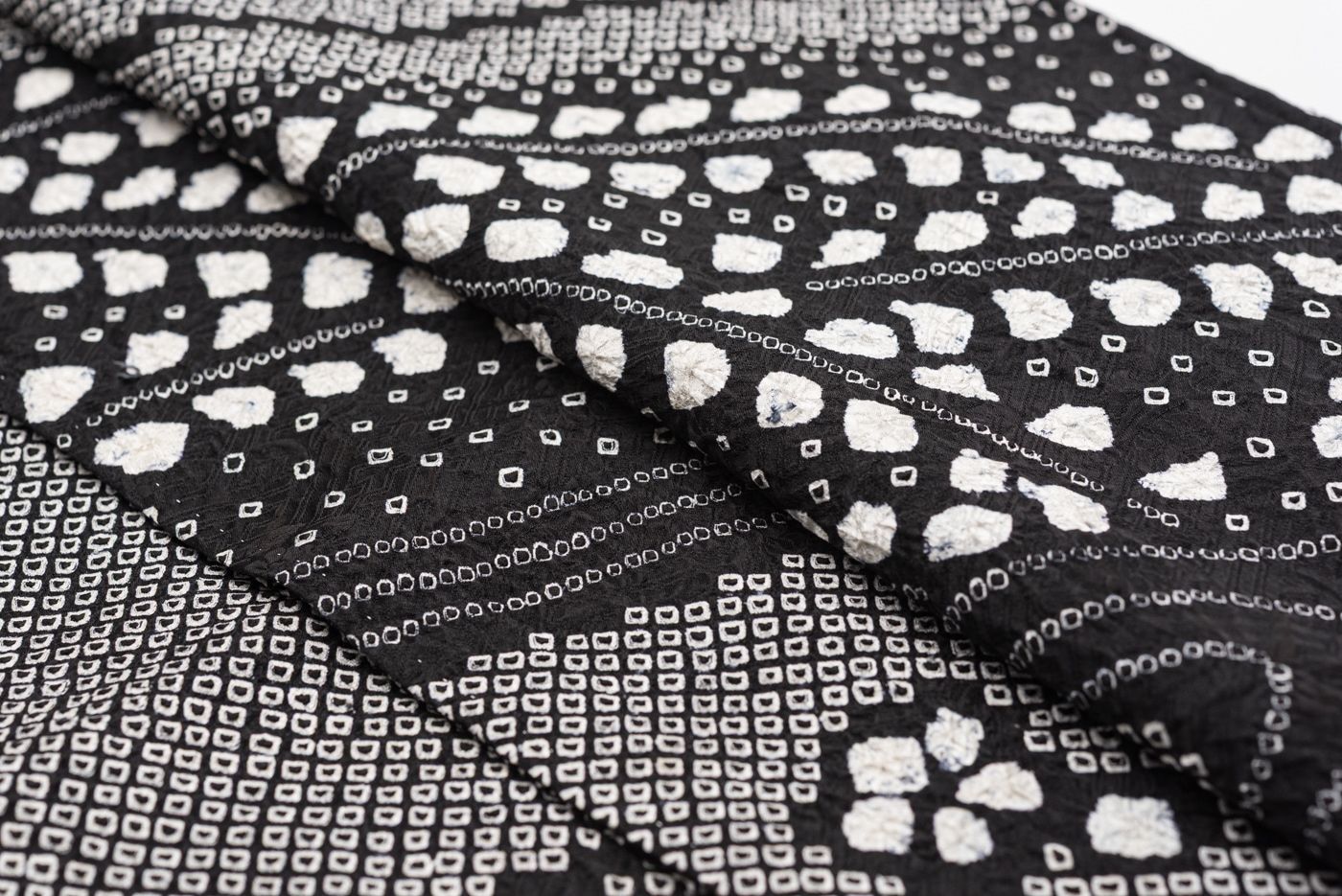 訪問着 総絞り 流水に花模様 裄長 - メルカリ