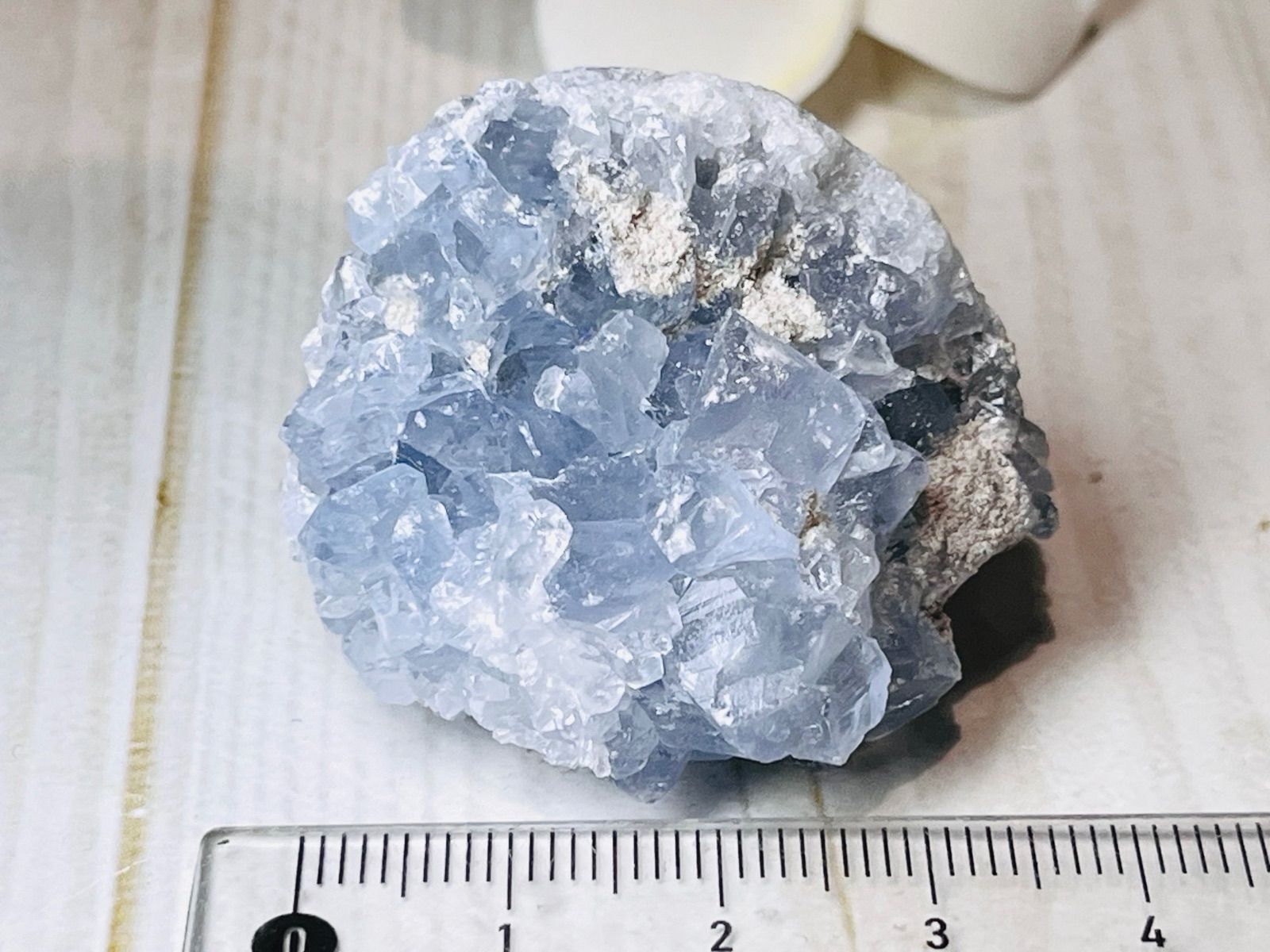 天使の石໒꒱✨ セレスタイト 天青石 クラスター 原石 ラフストーン