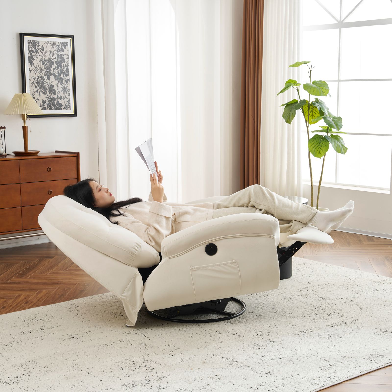 電動リクライニングソファ 1人掛け