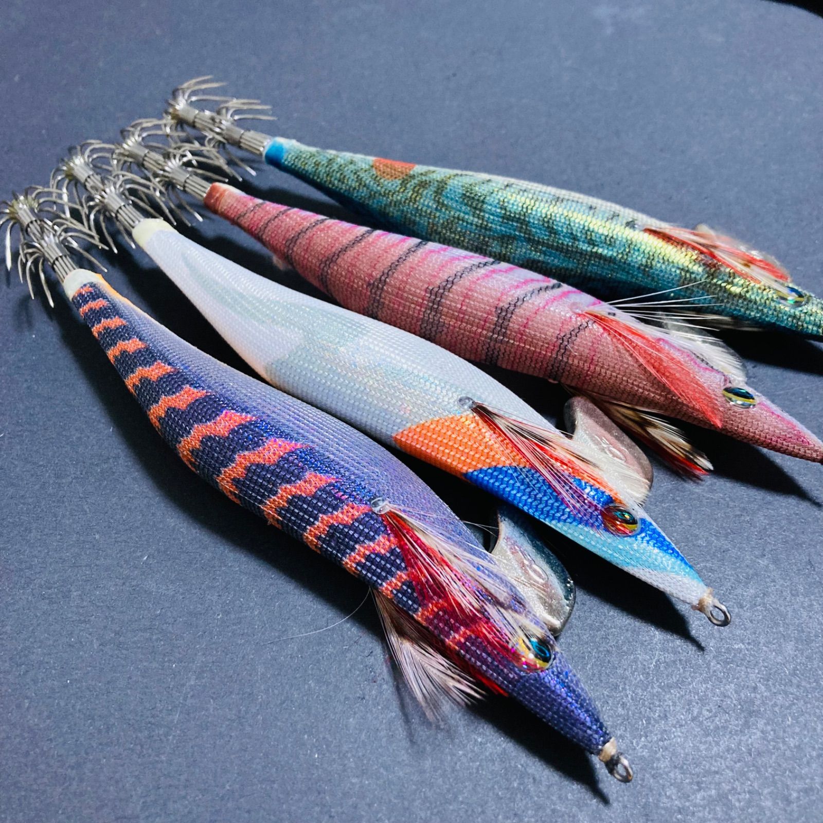 状態良好】 エメラルダス ラトル Type-S 4号 タイプS エギ エギセット