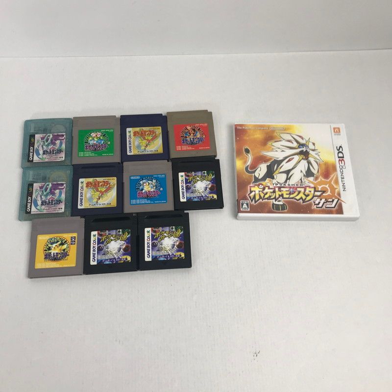 現状渡し品】 Nintendo 3DS GAMEBOYCOLOR GAMEBOY レトロソフトまとめ