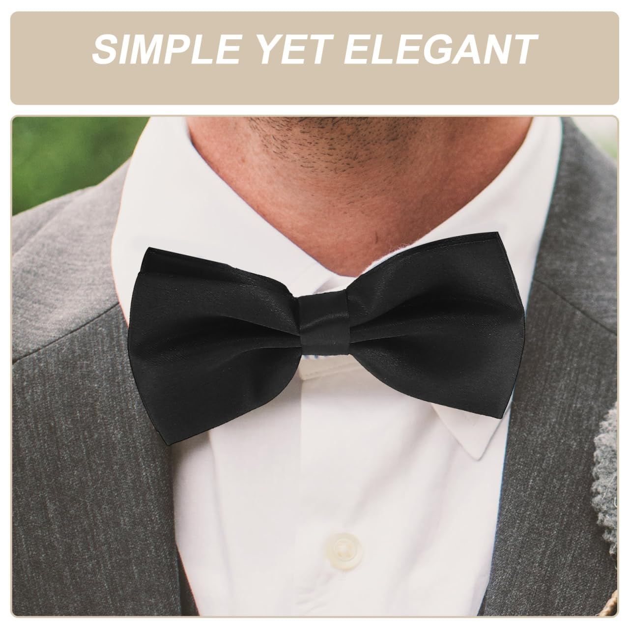 タキシード メンズ スーツ 結婚式 パーティー フォーマル 蝶タイ カマーバンド DEARMAMY] 蝶ネクタイ カマーバンド ポケットチーフ 3点セット