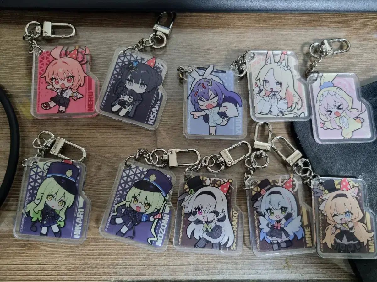 Blue Archive ブルーアーカイブ ブルアカ アクリルキーホルダー 全種