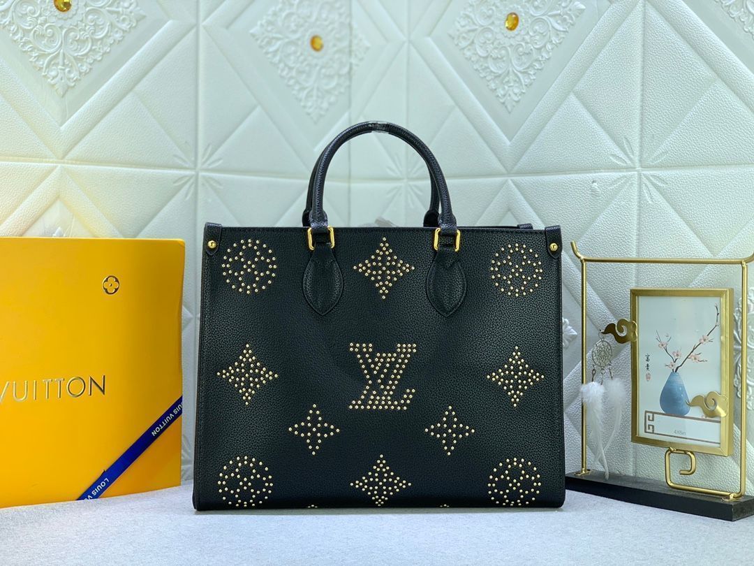 LOUIS VUITTON ルイヴィトン バッグ モノグラムアンプラント オンザゴー MM レディース レザー 2 WAY