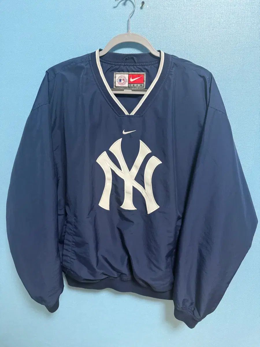 ナイキ ニューヨーク ヤンキース MLB ウォームアップ ネイビー L
