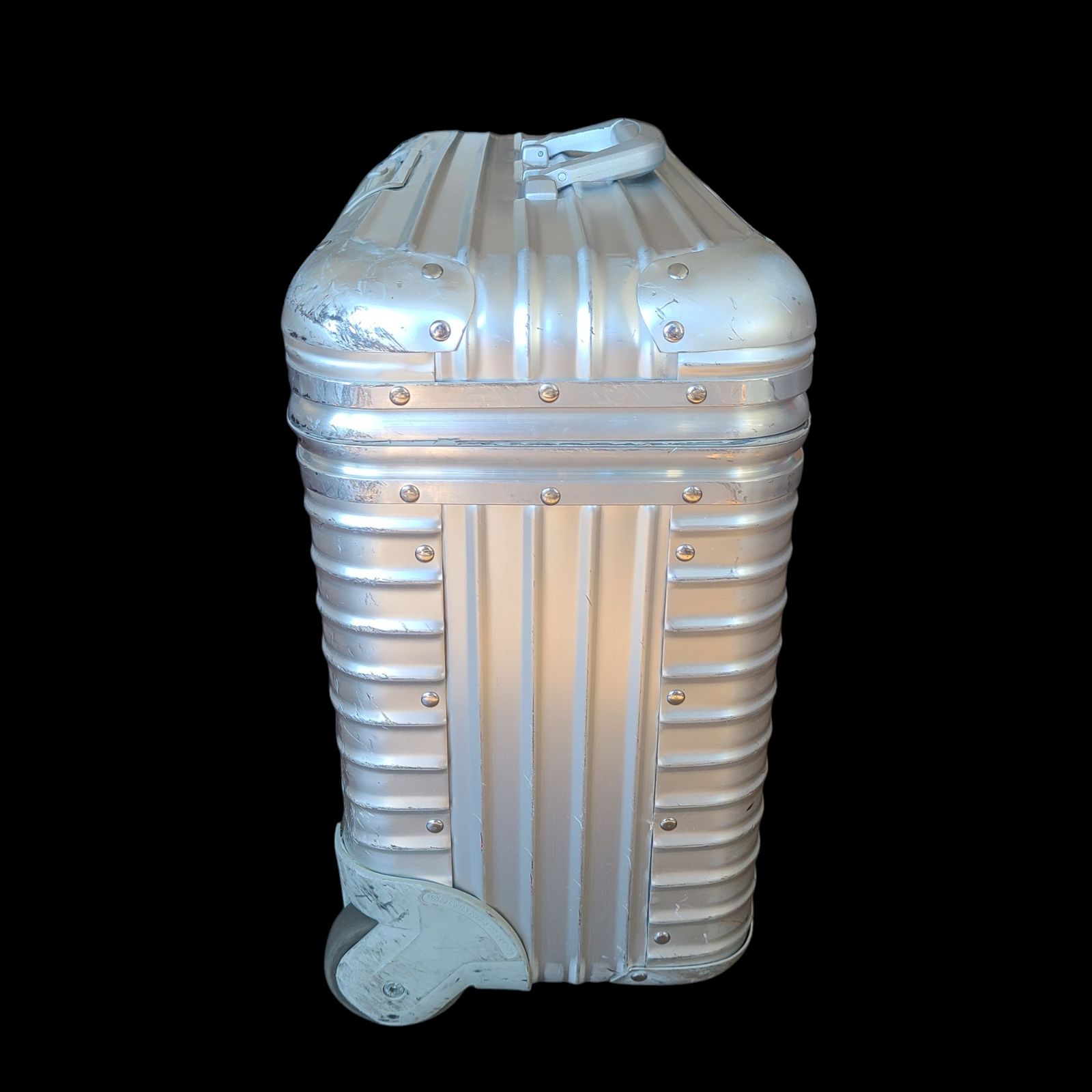 廃盤 リモワRIMOWA トパーズ パイロットケース 2輪 トロリー 923.50 ヴィンテージ シルバー アルミ スーツケース キャリー TSAコンビネーションロック ドイツ製