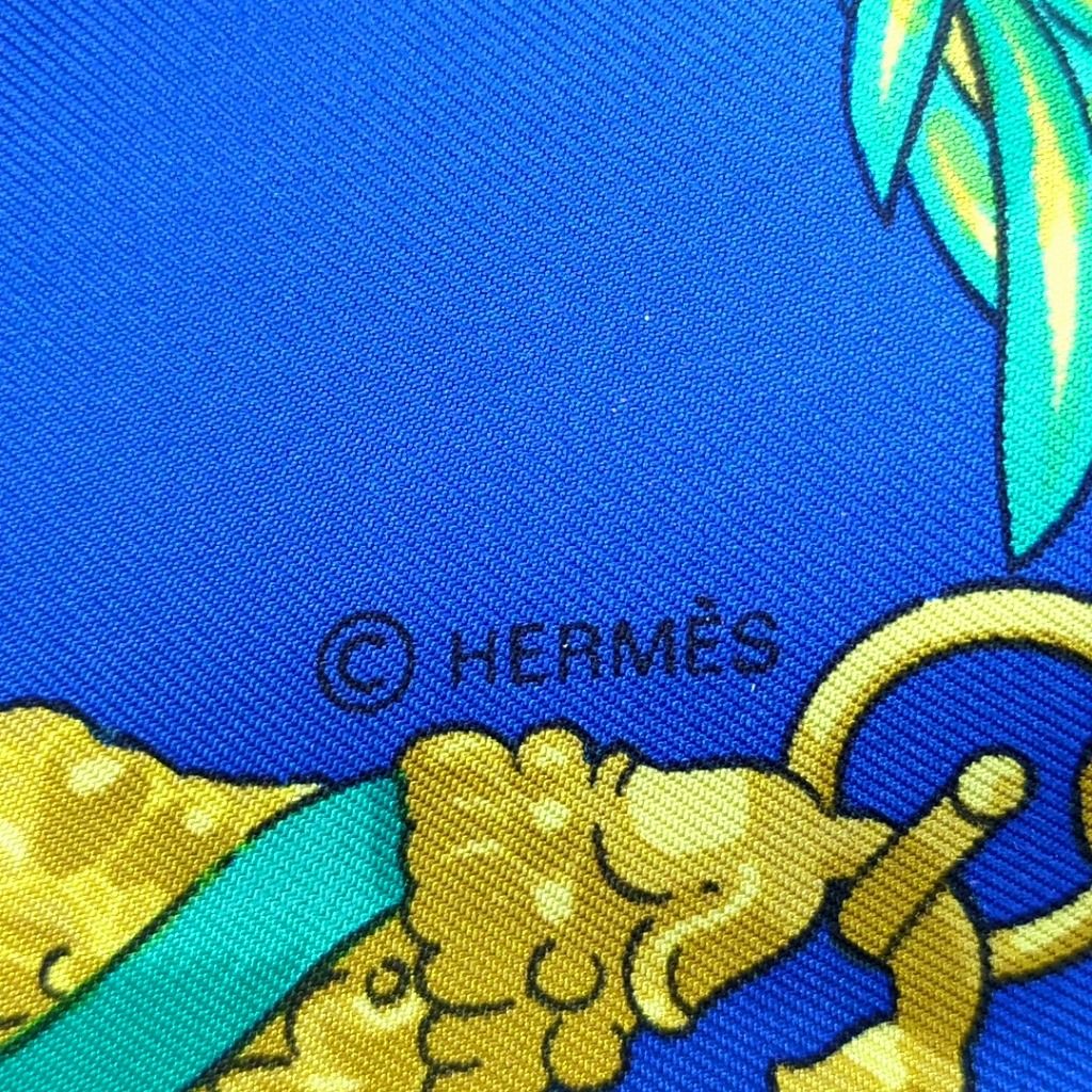 HERMES エルメス カレ90 シャルル ガルニエへの賛辞 100% シルク