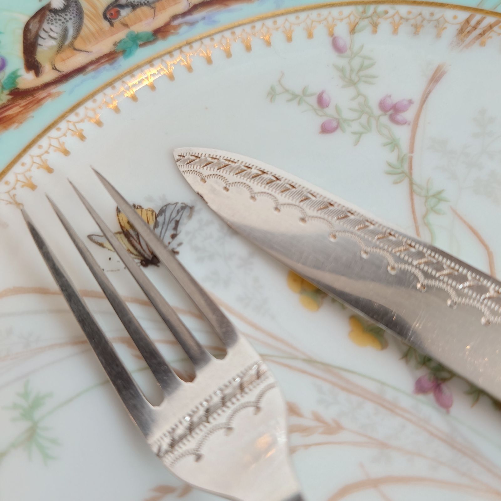 白蝶貝 フルーツカトラリーセット マザーオブパール イギリス