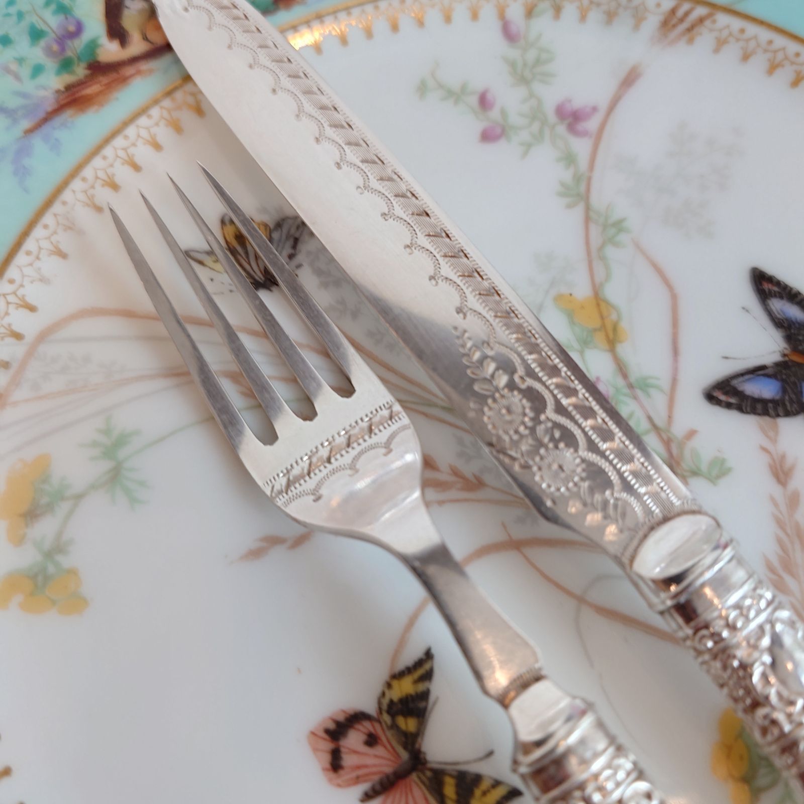 白蝶貝 フルーツカトラリーセット マザーオブパール イギリス