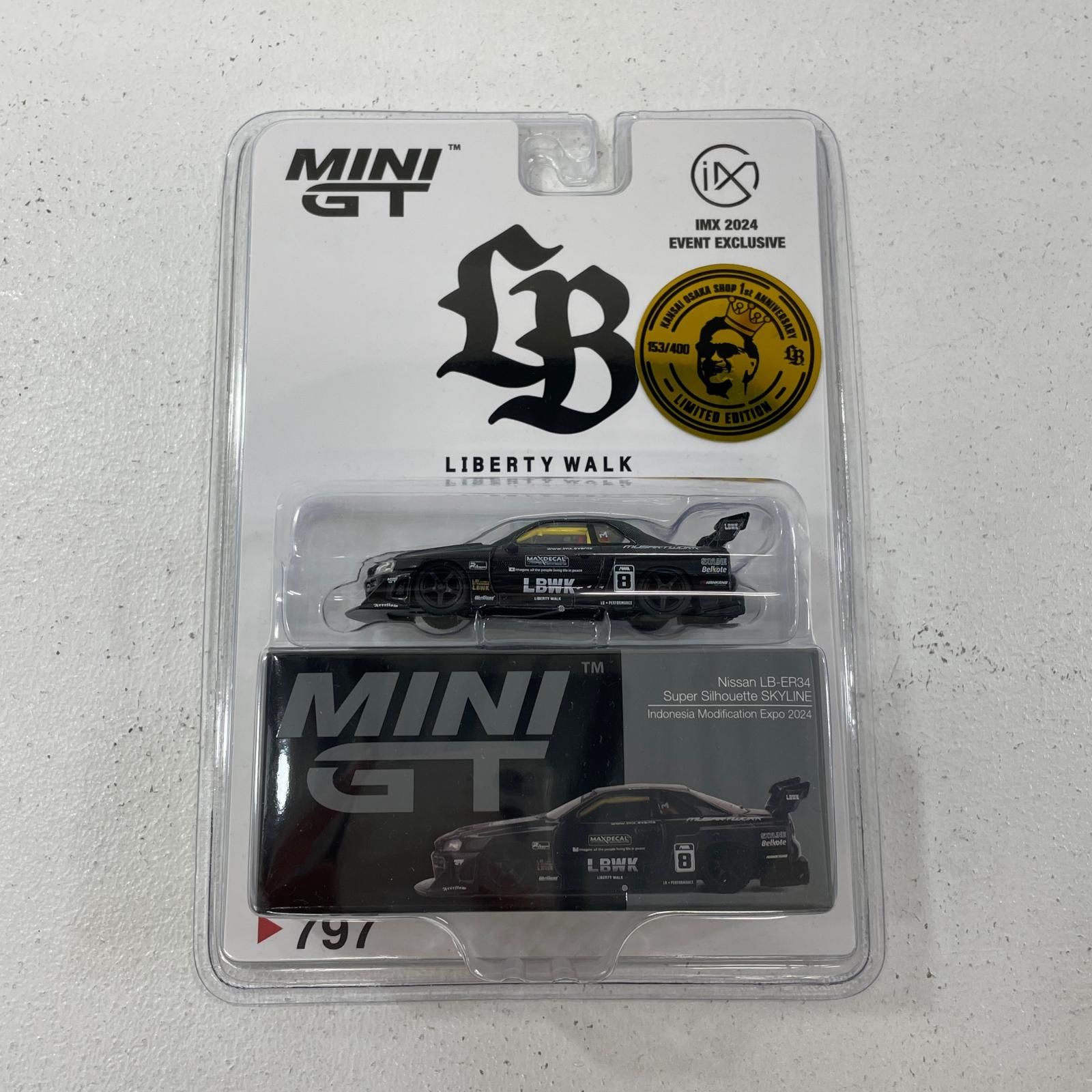 尾張小牧店】 中古 1/64 Nissan LB-ER34 Super Silhouette