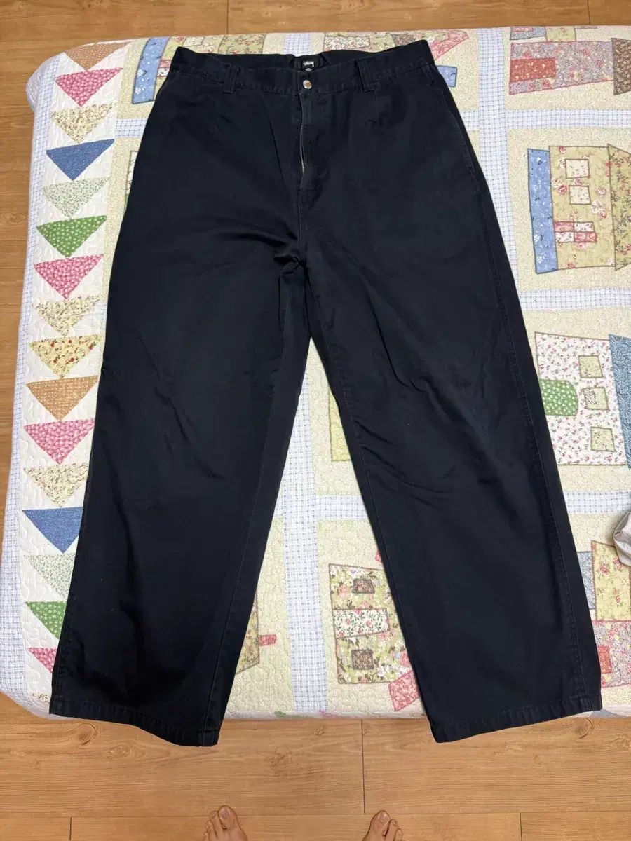 STUSSY ウォークパンツ ブラック