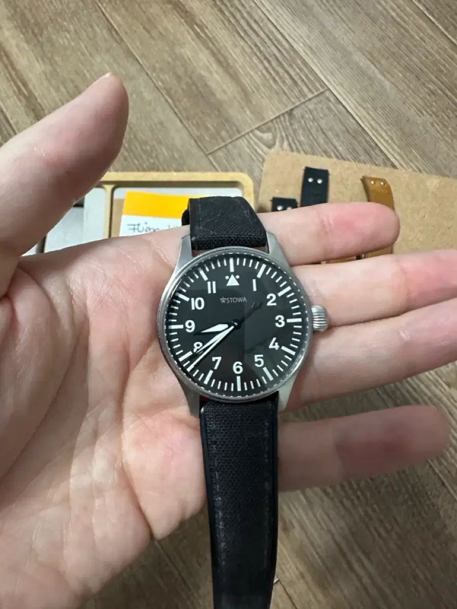  ストーバー フリーガー 36mm ロゴ ノンデイト 刻印 タートルネック 自動巻き時計 腕時計(アナログ)